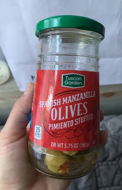 Tuscan Garden Spanish Manzanilla Olives Pimiento Stuffed