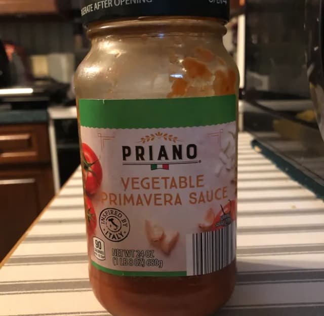 Is it Turmeric Free? Priano Vegetable Primavera Sauce
