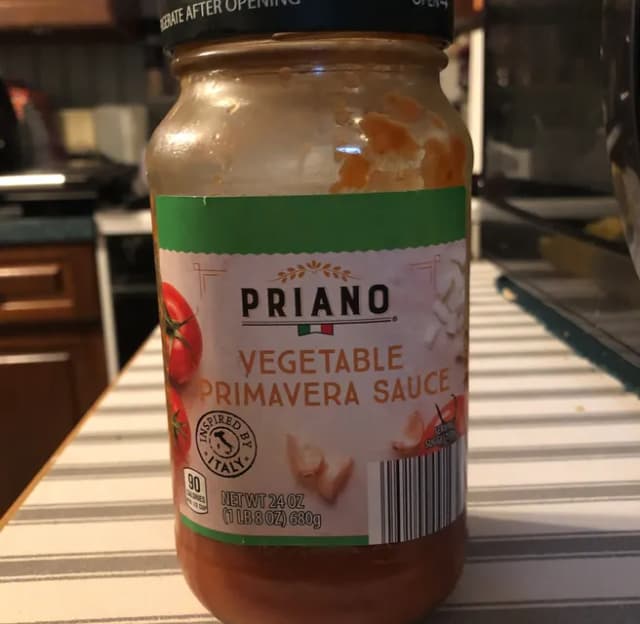 Is it Cinnamon Free? Priano Vegetable Primavera Sauce