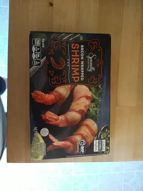 Specially Selected Bacon Wrapped Shrimp