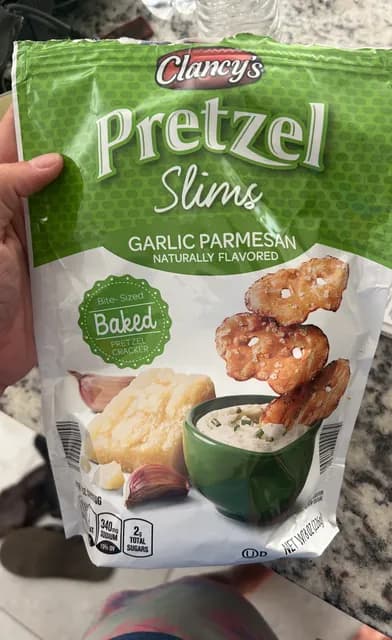 Clancy's Pretzel Slims Garlic Parmesan