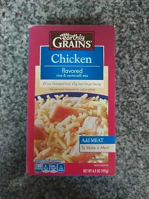 Earthly Grains Chicken Flavored Rice & Vermicelli Mix