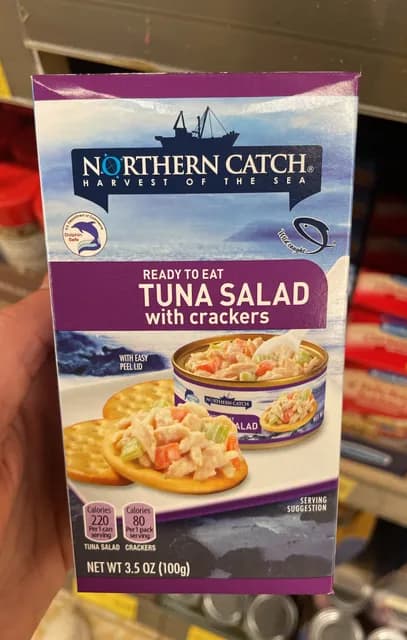 Northern Catch Ready To Eat Tuna Salad With Crackers