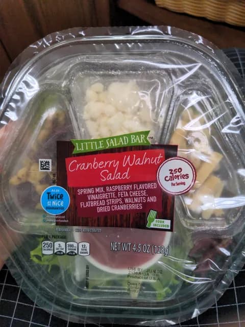 Little Salad Bar Cranberry Walnut Salad