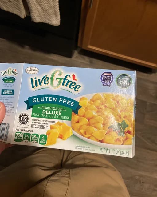 Is it Fish Free? Livegfree Gluten Free Deluxe Rice Shells & Cheese