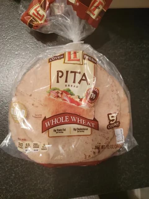 Is it Low FODMAP? L'oven Fresh Whole Wheat Pita Bread