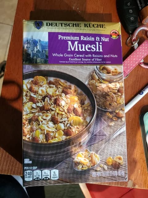 Deutsche Küche Premium Raisin & Nut Muesli