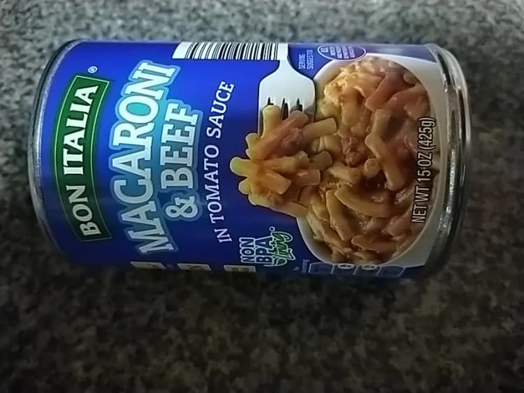 Bon Italia Macaroni & Beef In Tomato Sauce