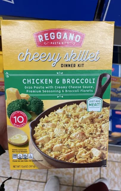 Reggano Cheesy Skillet Dinner Kit Chicken & Broccoli