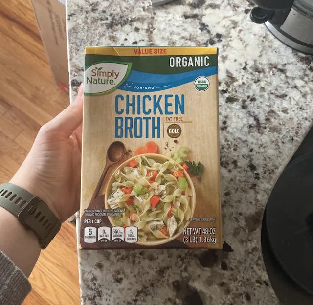 Simply Nature Organic Fat Free Chicken Broth