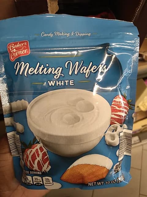 Baker'S Corner Melting Wafers White