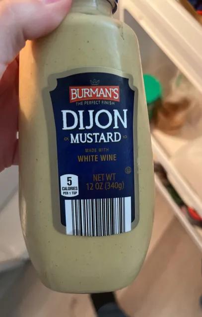 Burman's Dijon Mustard Made With White Wine