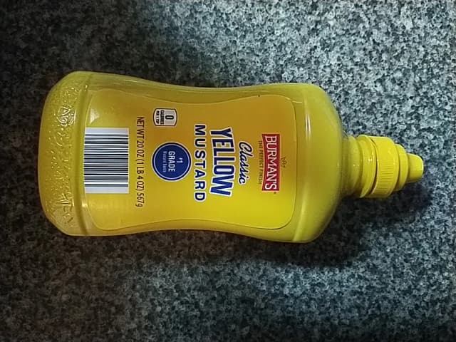 Burman's Classic Yellow Mustard