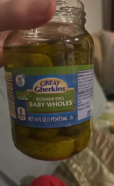 Great Gherkins Kosher Dill Baby Wholes