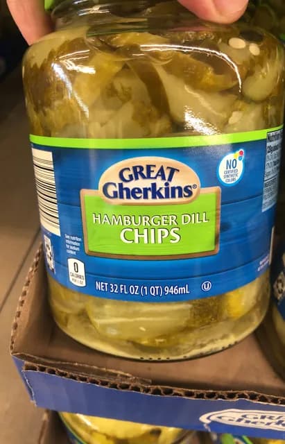 Great Gherkins Hamburger Chips