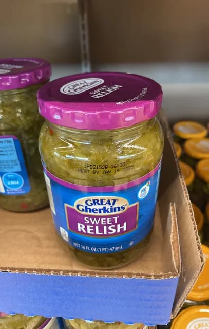 Great Gherkins Sweet Relish