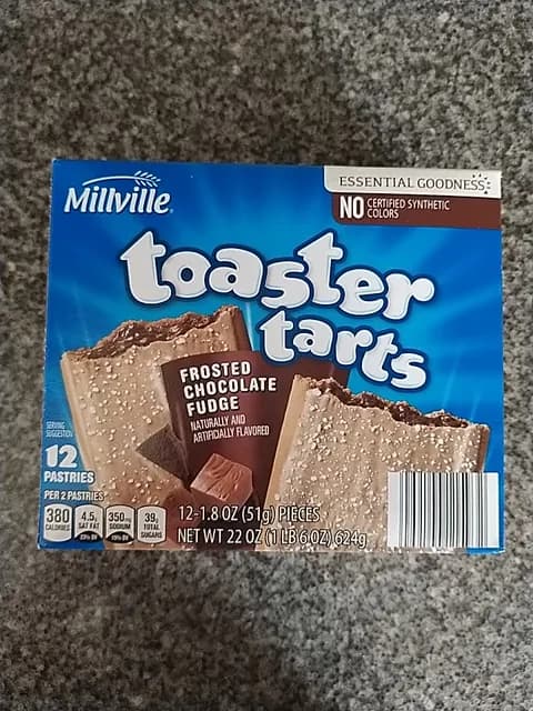 Millville Frosted Chocolate Fudge Toaster Tarts