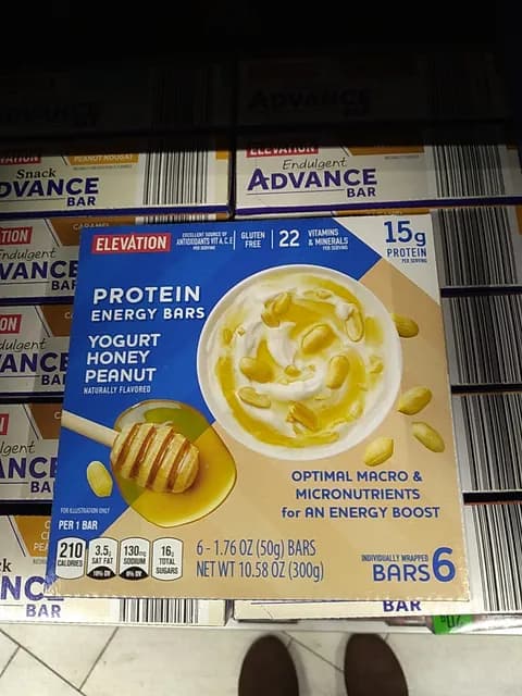 Is it Corn Free? Elevation Protein Energy Bars Yogurt Honey Peanut