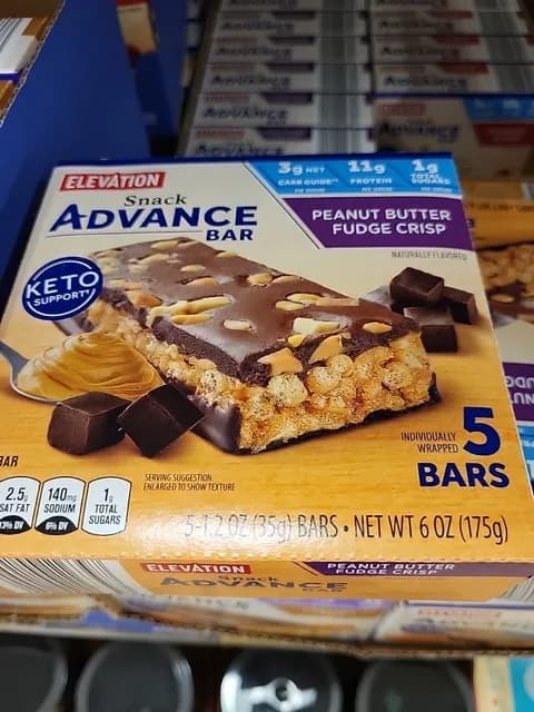 Elevation Snack Advance Bar Peanut Butter Fudge Crisp