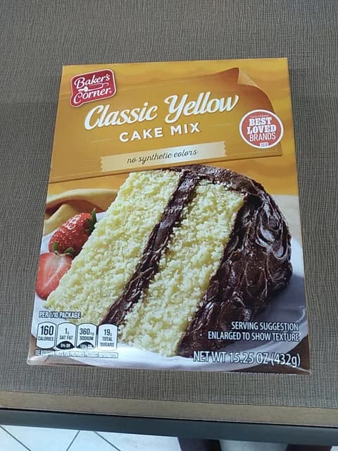 Is it Artificial Flavors Free? Baker's Corner Classic Yellow Cake Mix