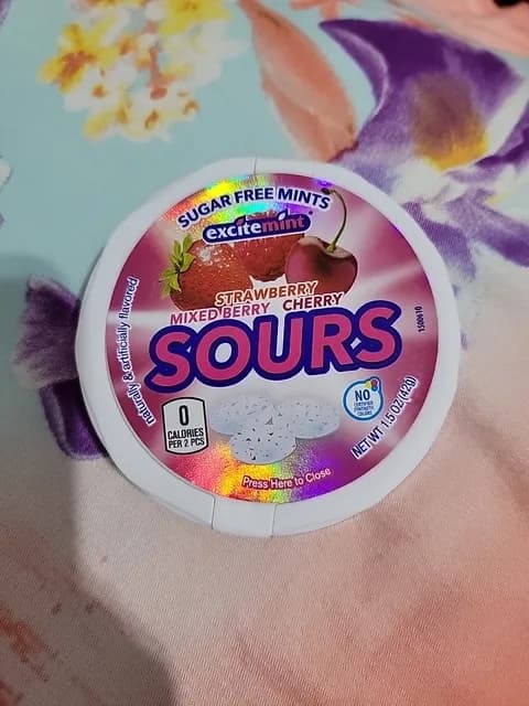 Excitemint Strawberry Mixed Berry Cherry Sours
