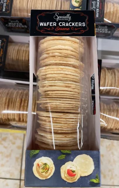Specially Selected Sesame Wafer Crackers
