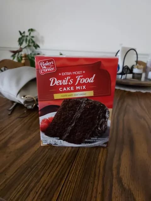Is it Added Sugar Free? Baker's Corner Extra Moist Devil's Food Cake Mix