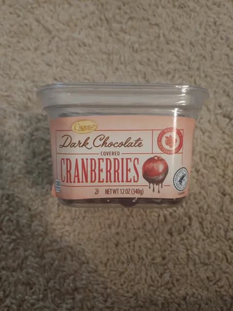 Choceur Dark Chocolate Covered Cranberries
