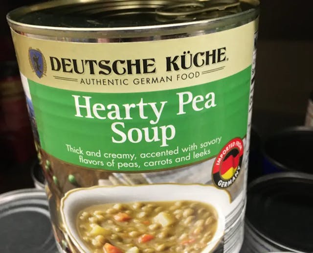 Is it Peanut Free? Deutsche Küche Hearty Pea Soup