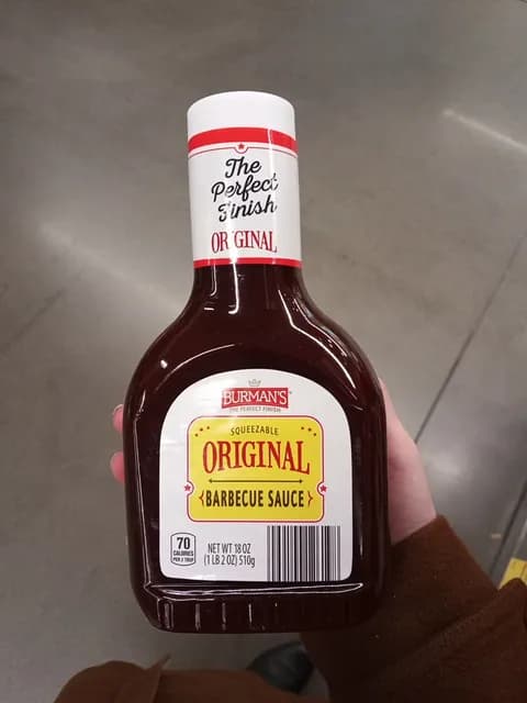 Burman’s The Perfect Finish Original Barbecue Sauce