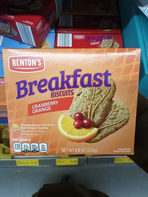 Benton'S Breakfast Biscuits Cranberry Orange