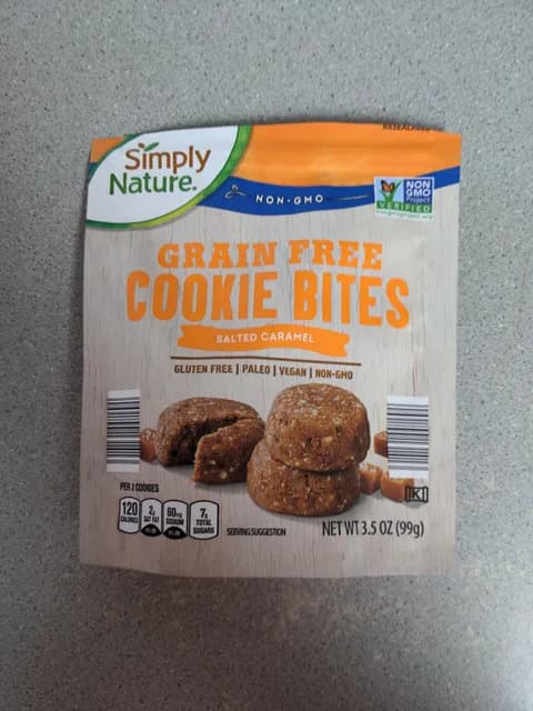 Is it Paleo? Simply Nature Grain Free Salted Caramel Cookie Bites