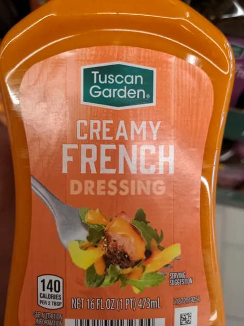 Is it Turmeric Free? Tuscan Garden Creamy French Dressing