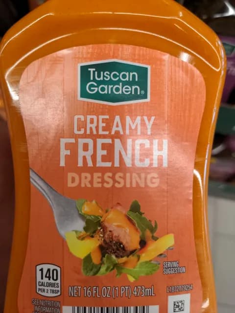 Is it Beef Free? Tuscan Garden Creamy French Dressing