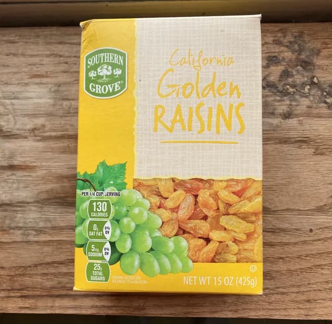 Southern Grove California Golden Raisins