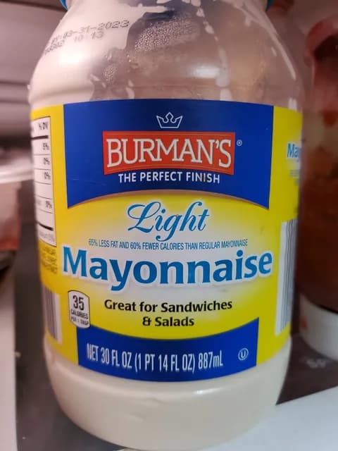 Is it Gluten Free? Burman's Light Mayonnaise