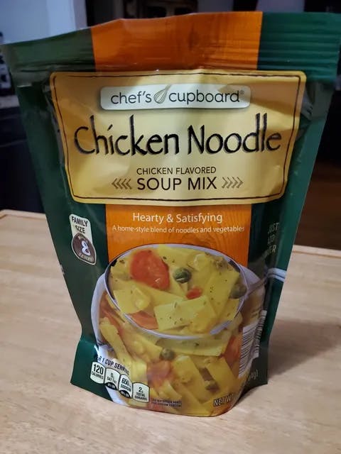 Is it Vegan? Chef’s Cupboard Chicken Noodle Soup Mix