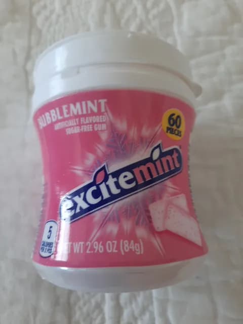 Excitemint Bubblemint Sugar-Free Gum