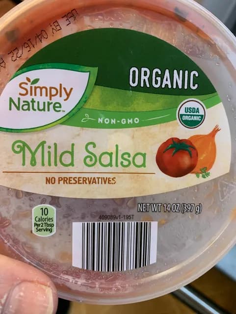 Simply Nature Mild Salsa