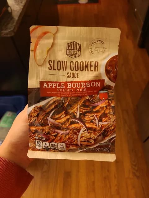 Cook House Slow Cooker Sauce Apple Bourbon Pulled Pork