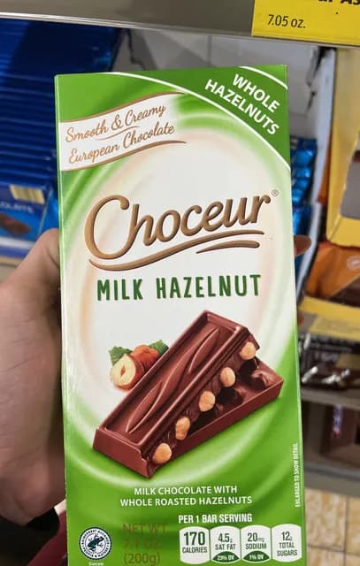 Choceur Milk Hazelnut Bar