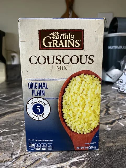 Earthly Grains Original Plain Couscous Mix