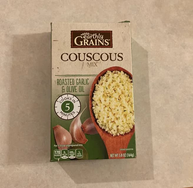 Earthly Grains Couscous Mix Roasted Garlic & Olive Oil