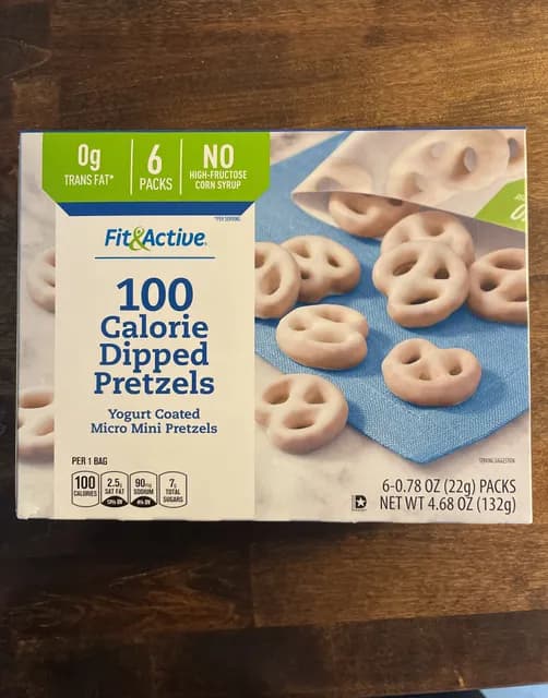Is it Vegetarian? Fit & Active 100 Calorie Yogurt Coated Dipped Pretzels