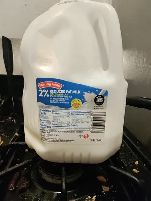 Friendly Farms 2% Reduced Fat Milk With Vitamins A & D