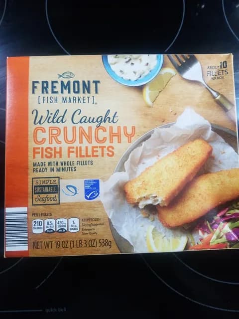 Fremont Fish Market Wild Caught Crunchy Fish Fillets