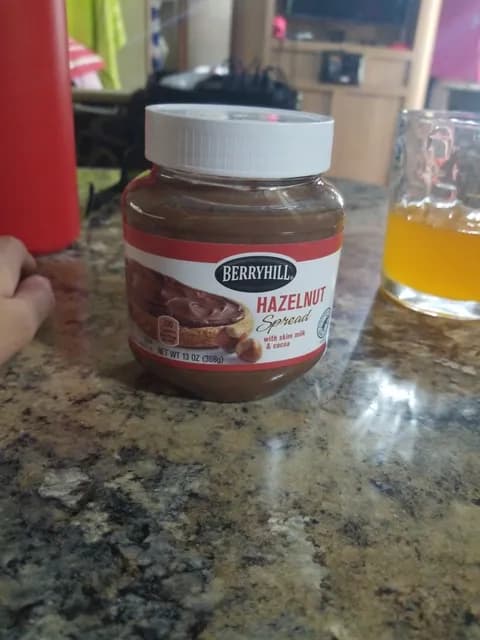 Berryhill Hazelnut Spread With Skim Milk & Cocoa