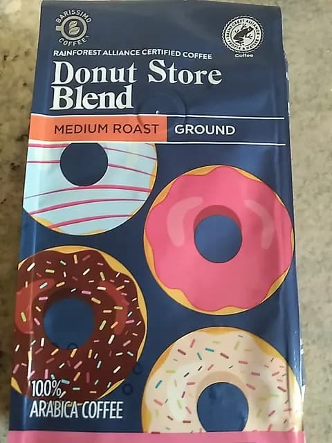Barissimo Coffee Donut Store Blend Medium Roast Ground Coffee