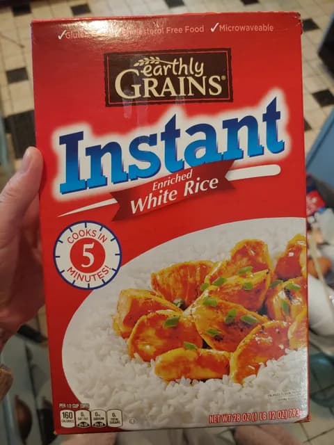 Is it Low Histamine? Earthly Grains Instant Enriched White Rice