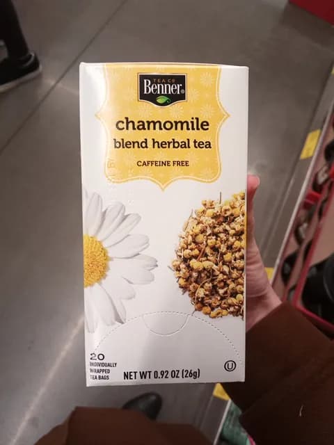 Tea Co Benner Chamomile Blend Herbal Tea
